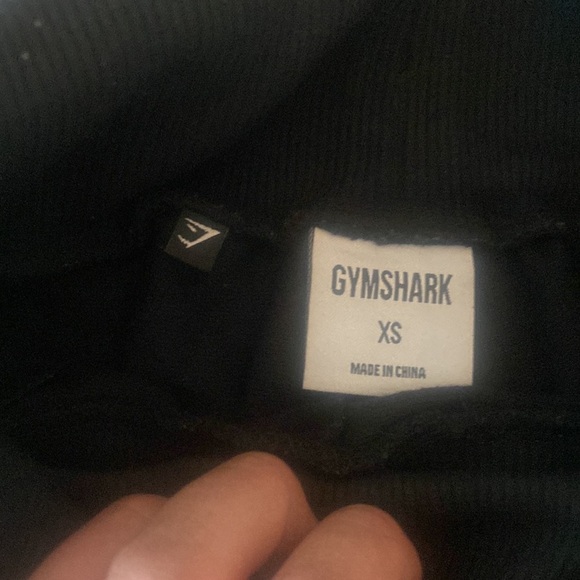 🏁 Gymshark black athletic slouchy capris size  XS - Picture 6 of 10